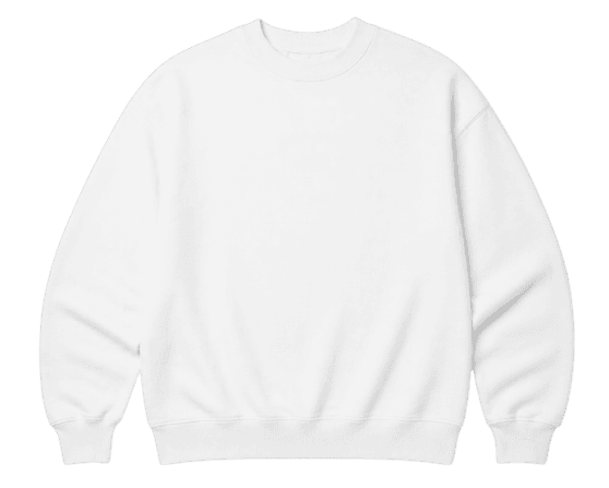 pfd crewneck, Crewneck product photo on studio background