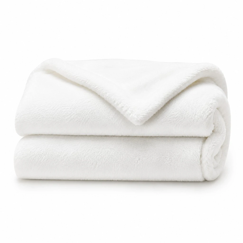 pfd blank, Plush Blanket product photo on studio background