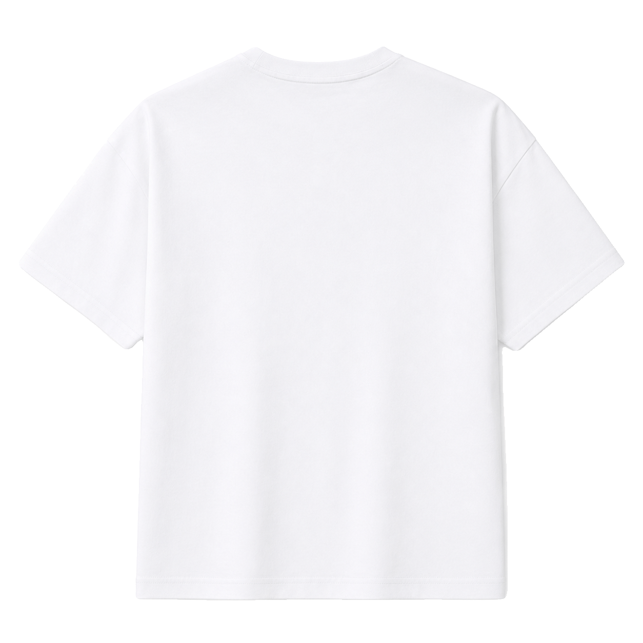 pfd t-shirt, Drop Shoulder Tee product photo on studio background, alternate angle