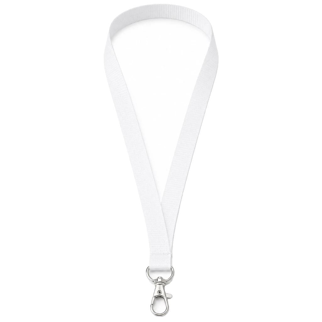 white blank, Lanyard product photo on studio background