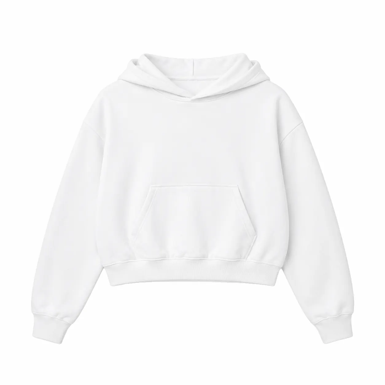 Oversized Crop Hoodie