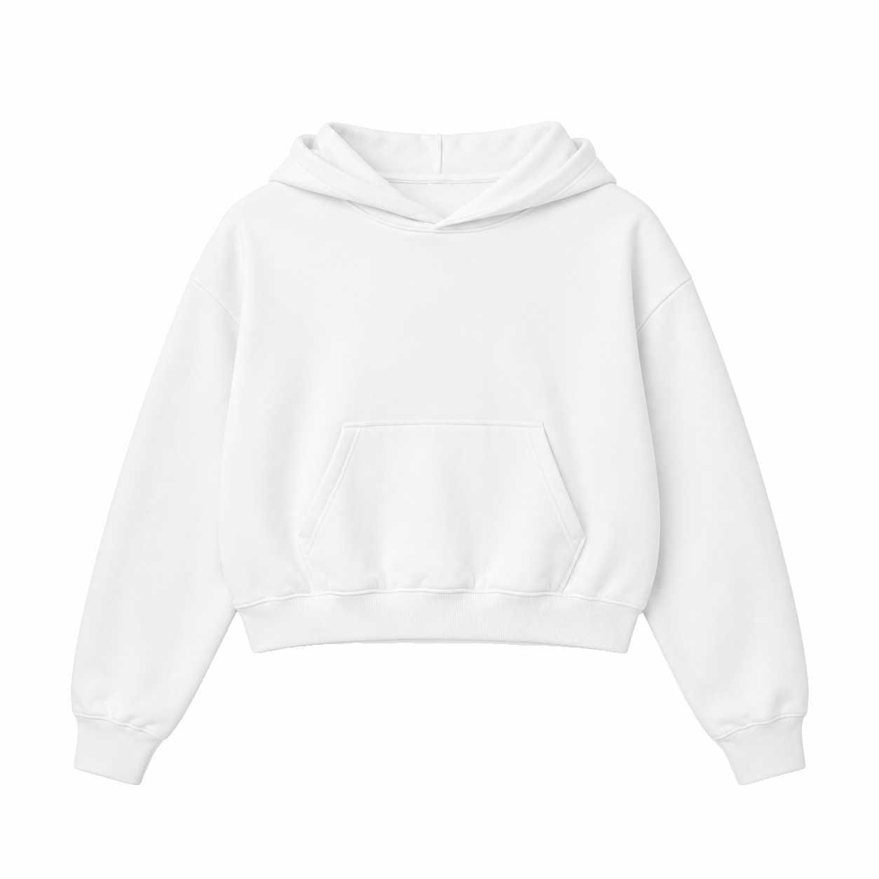 Oversized Crop Hoodie