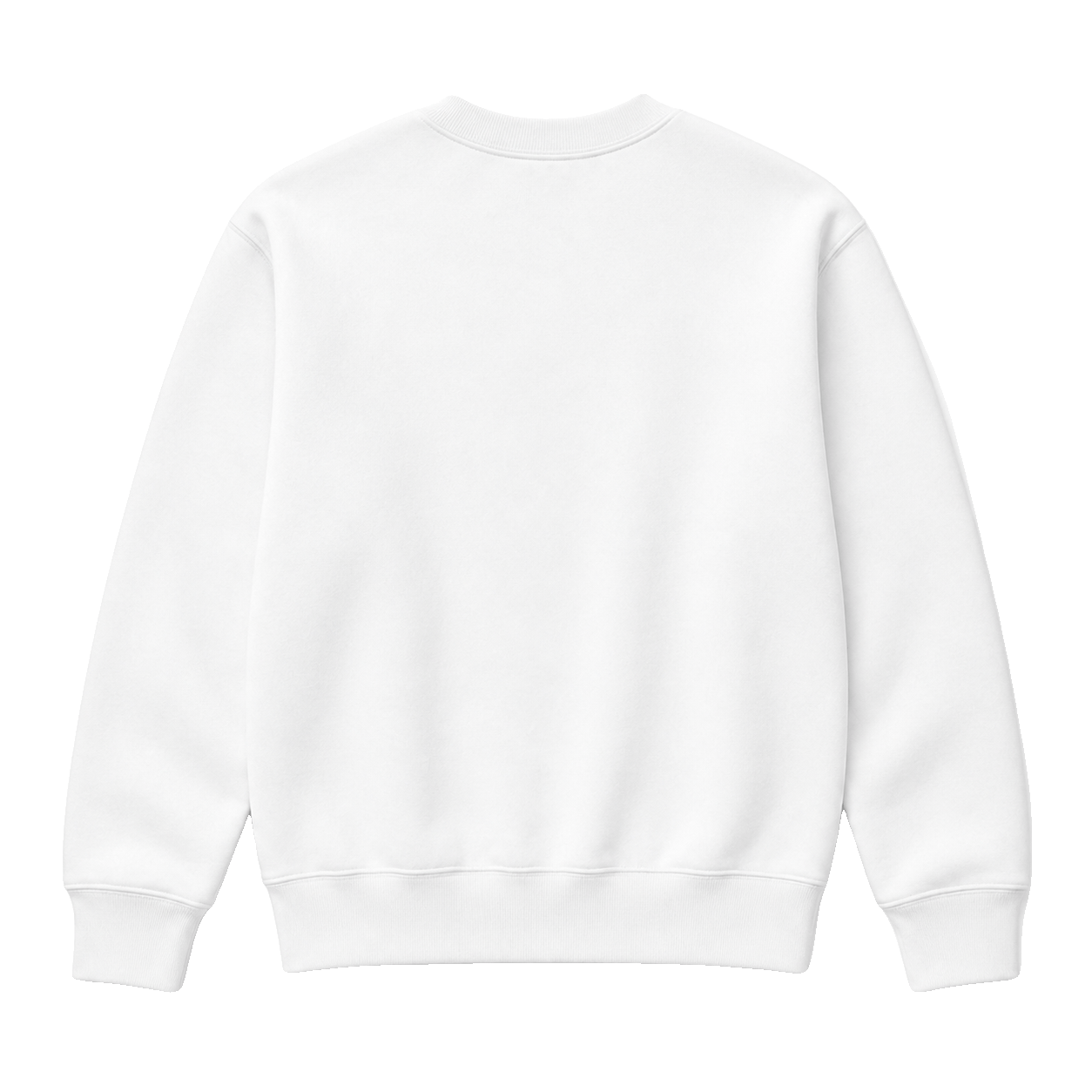 pfd crewneck, Premium Crewneck product photo on studio background, alternate angle
