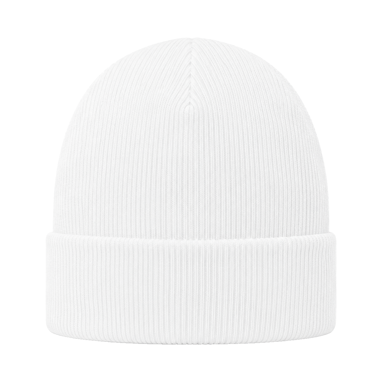 pfd blank, Ribbed Beanie product photo on studio background, alternate angle