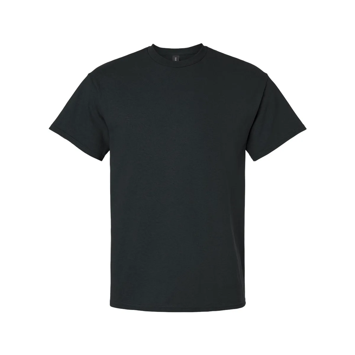 black t-shirt, 200GSM Heavy Cotton Tee product photo on studio background