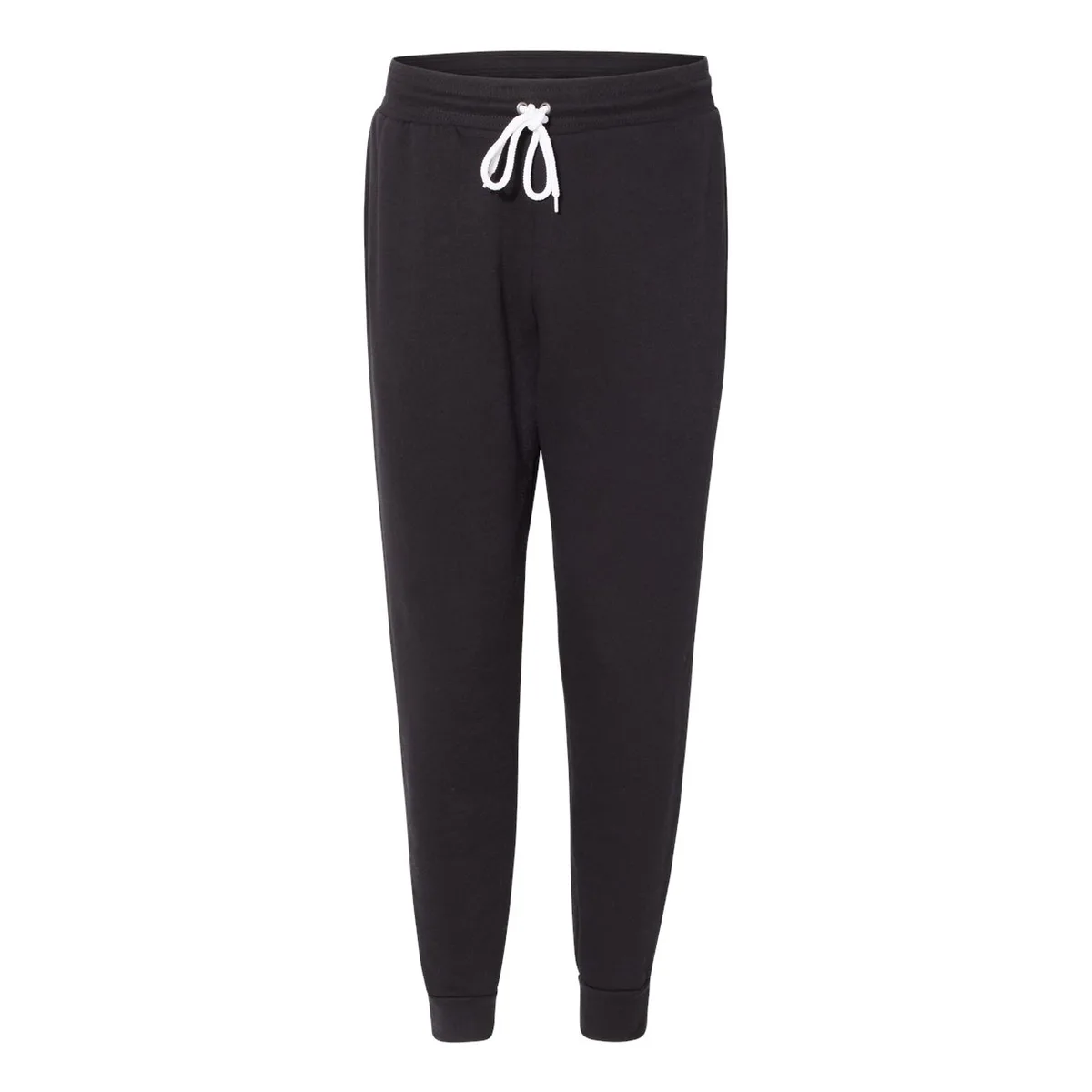 black sweatpants, 270GSM Jogger product photo on studio background
